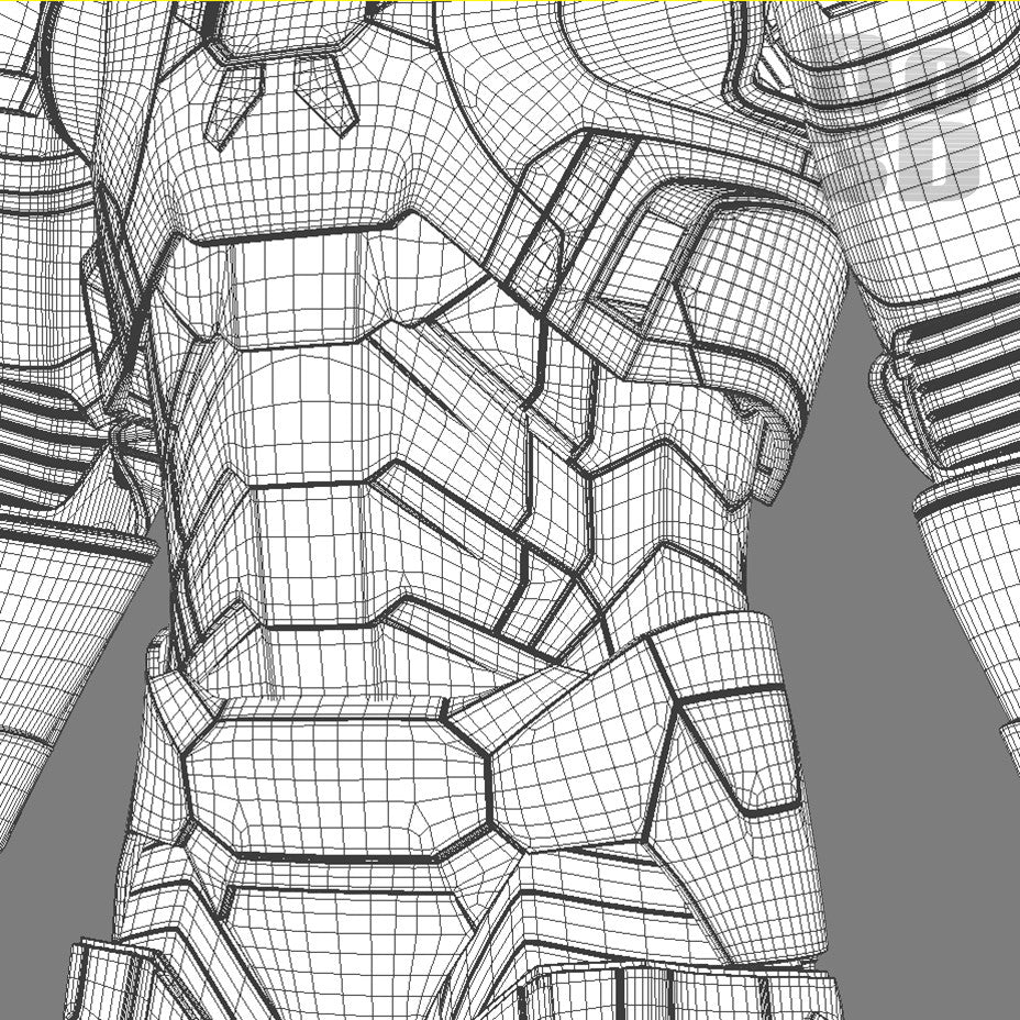 Iron Man Patriot Armor Suit Classic | 3D Printable Model Project #36