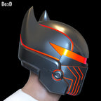 Batman Helmet XE Suit Hellbat Version 3D Printable Model Print File STL #HB253