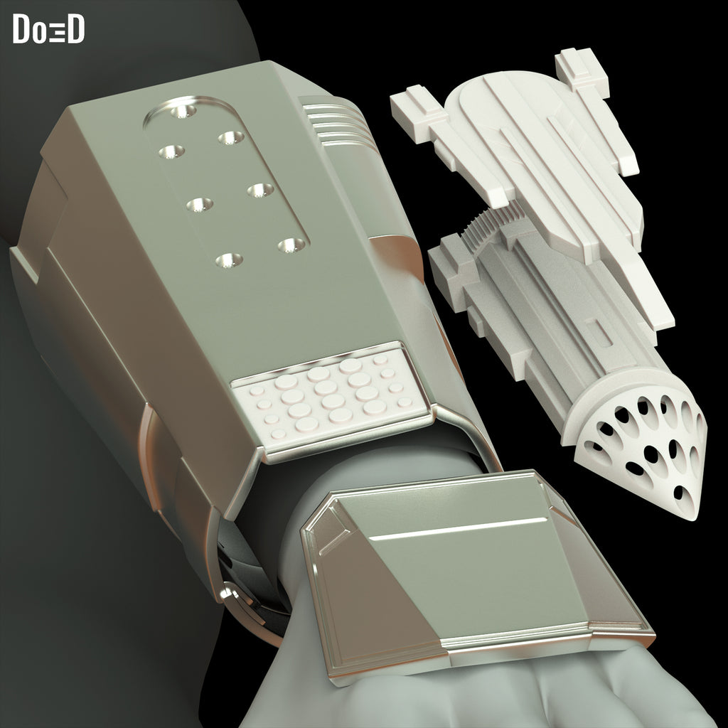 Left Forearm The Mandalorian & Grogu Interchangeable with TV Show 3D Model #MF71