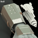 Left Forearm The Mandalorian & Grogu Interchangeable with TV Show 3D Model #MF71