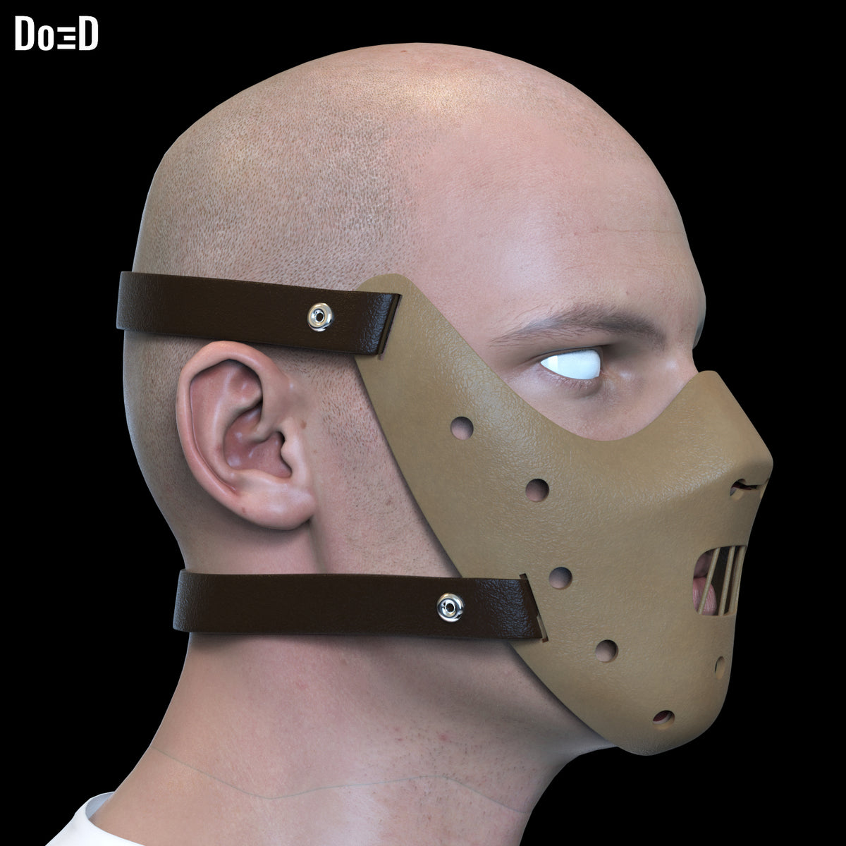 Hannibal Lecter Mask | 3D Printable Model Print File STL #Y329