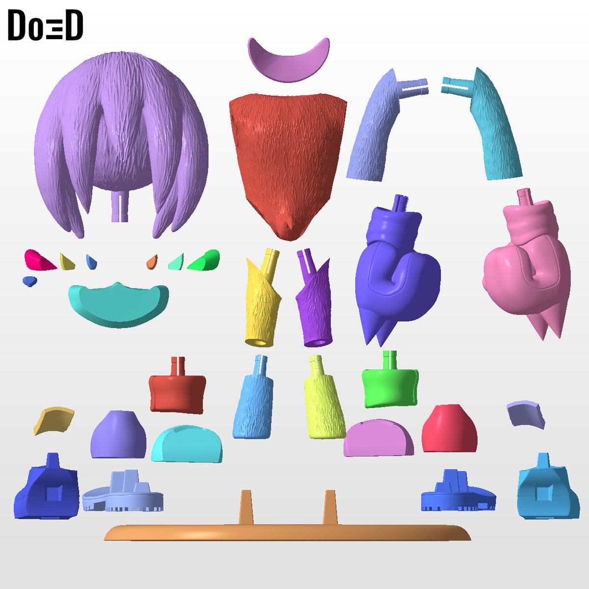 Knuckles Sonic 3 Statue | 3D Printable Model #SKS1