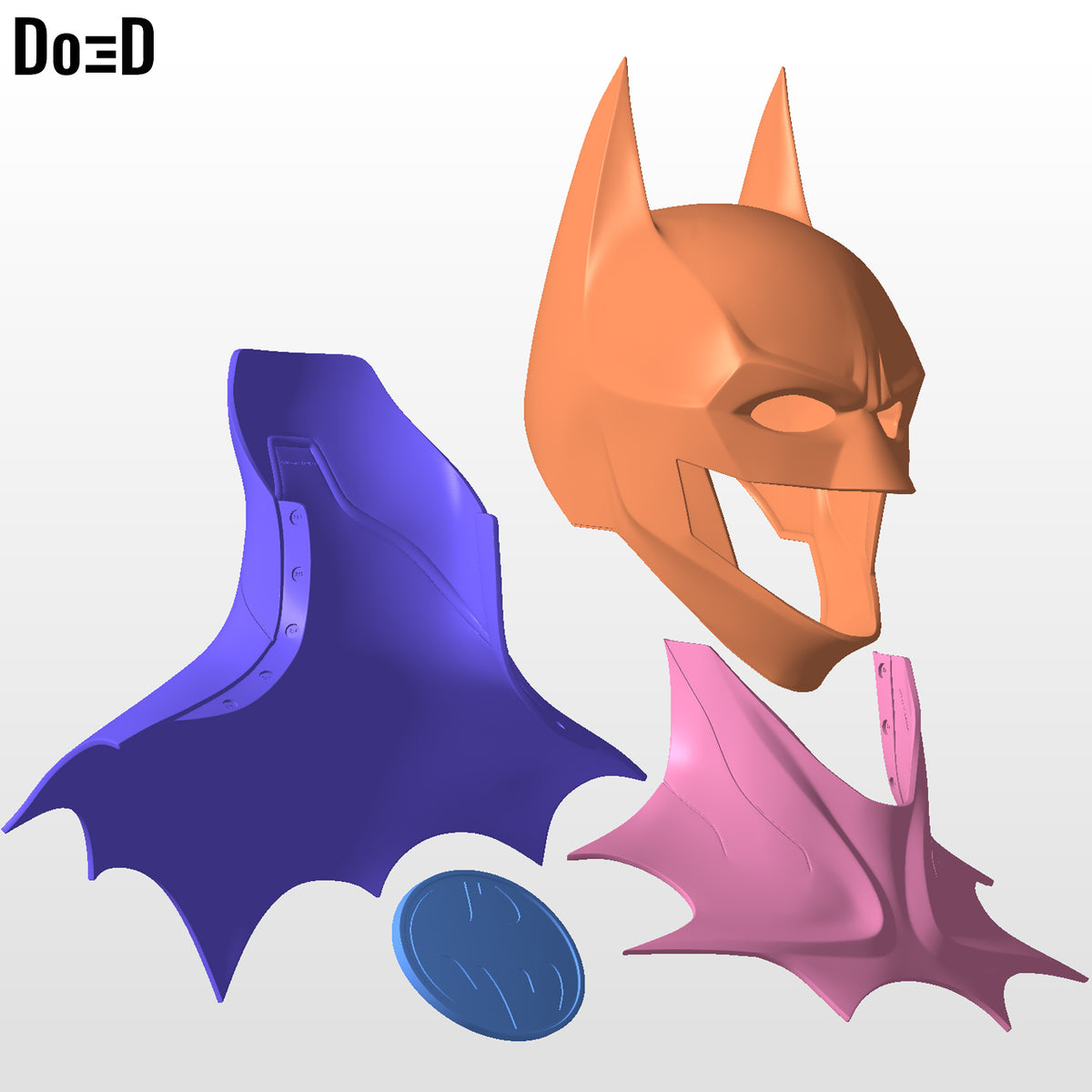 Batman 2023 Cowl Michael Keaton Helmet The Flash 3D Printable Model File STL #B1