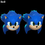 Sonic 3 Classic OG Helmet 3D Model STL File #SB31
