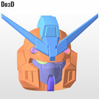 Duel Gundam Assault Shroud Helmet | 3D Model Project #1455
