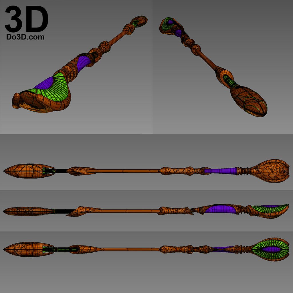 The Ma'Tok Jaffa Staff Weapon Stargate | 3D Model Project #1809
