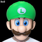 Bundle: Super Mario Movie Helmets Luigi Mario | 3D Printable Model #BSMM02