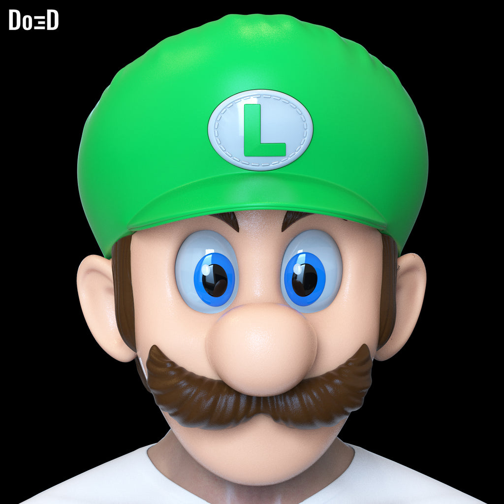 Bundle: Luigi Super Mario Helmet | 3D Printable Model #BSM89