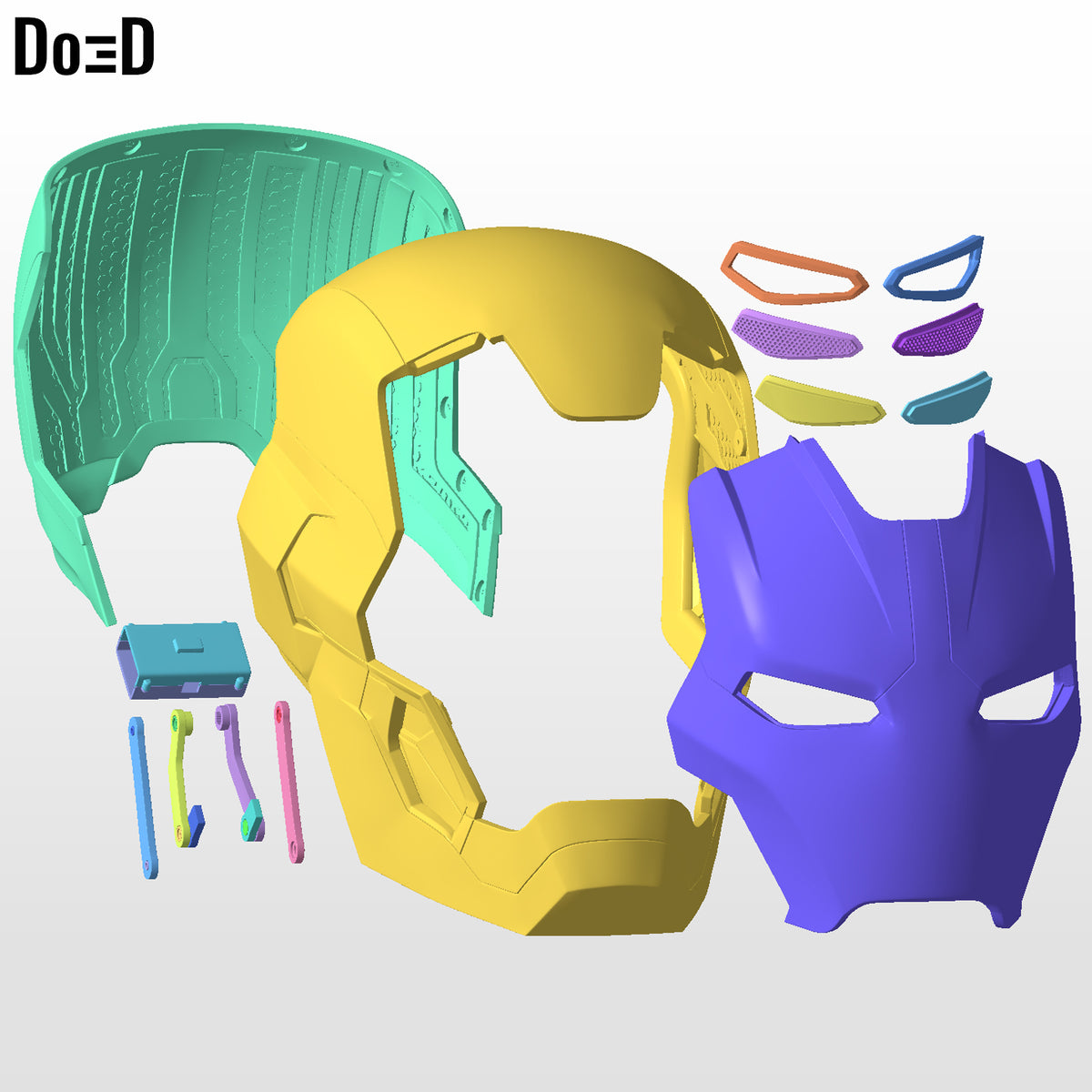 Iron Man Mark XLV Helmet  MK 45 | 3D Printable Model Project #33