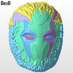 Venomized Blue Beetle Helmet Venom STL 3D Printable Model STL #VBB3
