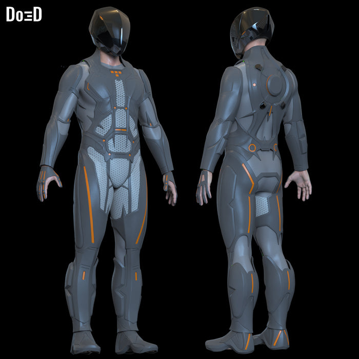 Rinzler Suit Tron Legacy Armor | 3D Printable Model STL Print #A599