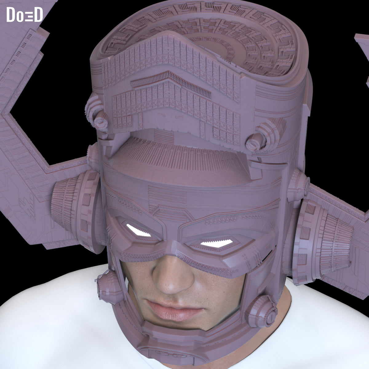 Galactus Popcorn Bucket / Helmet Fantastic Four 3D Printable Model STL File #GF3