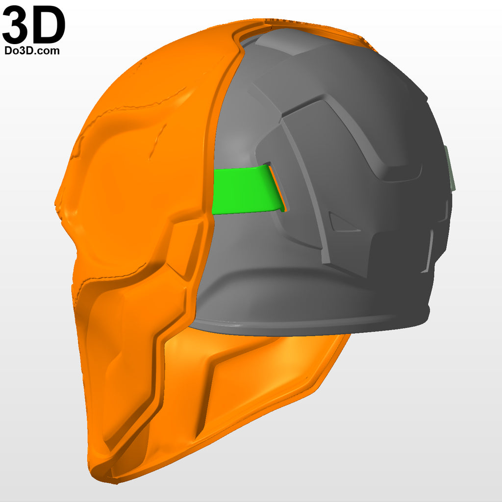 DeathStroke Arkham Origins Helmet | 3D Printable Model Print File STL file #DA10