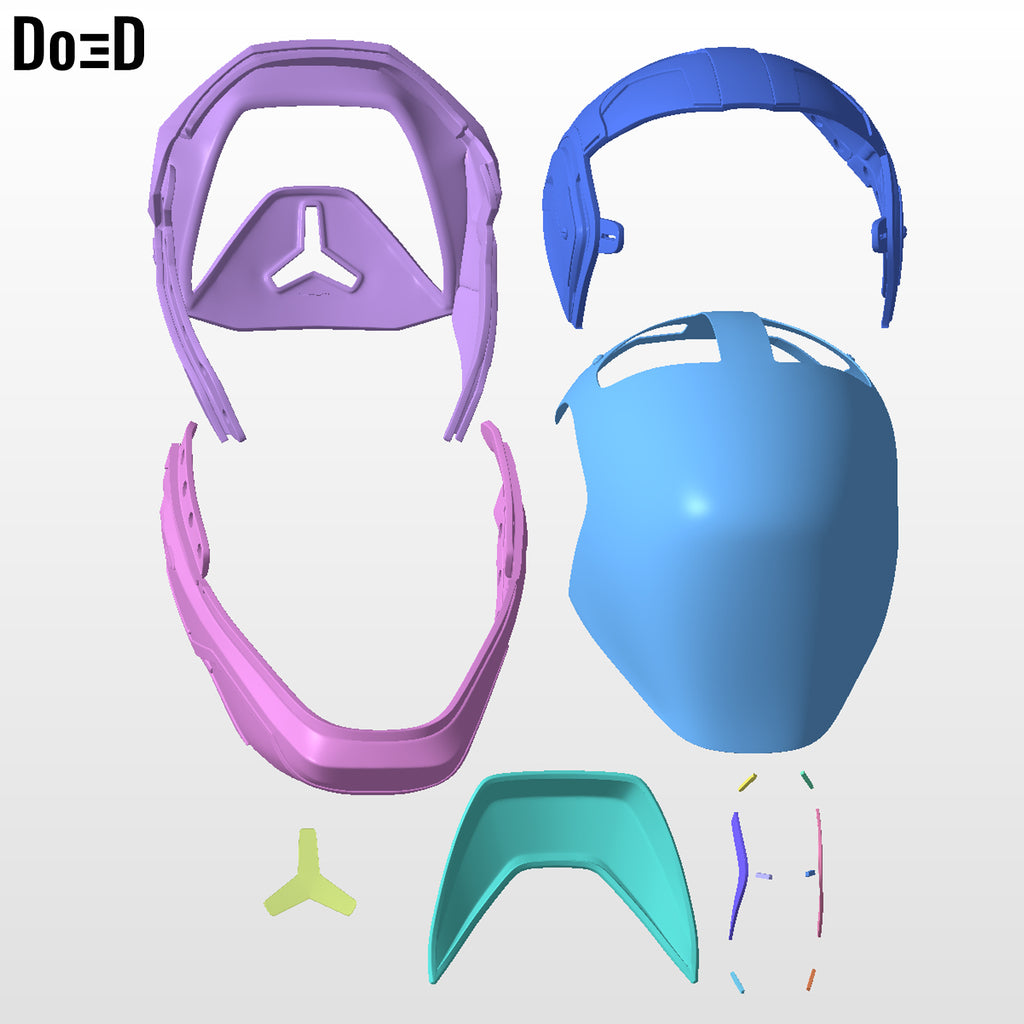 Light Cycle Helmet Tron Ares | 3D Printable Model #LT12