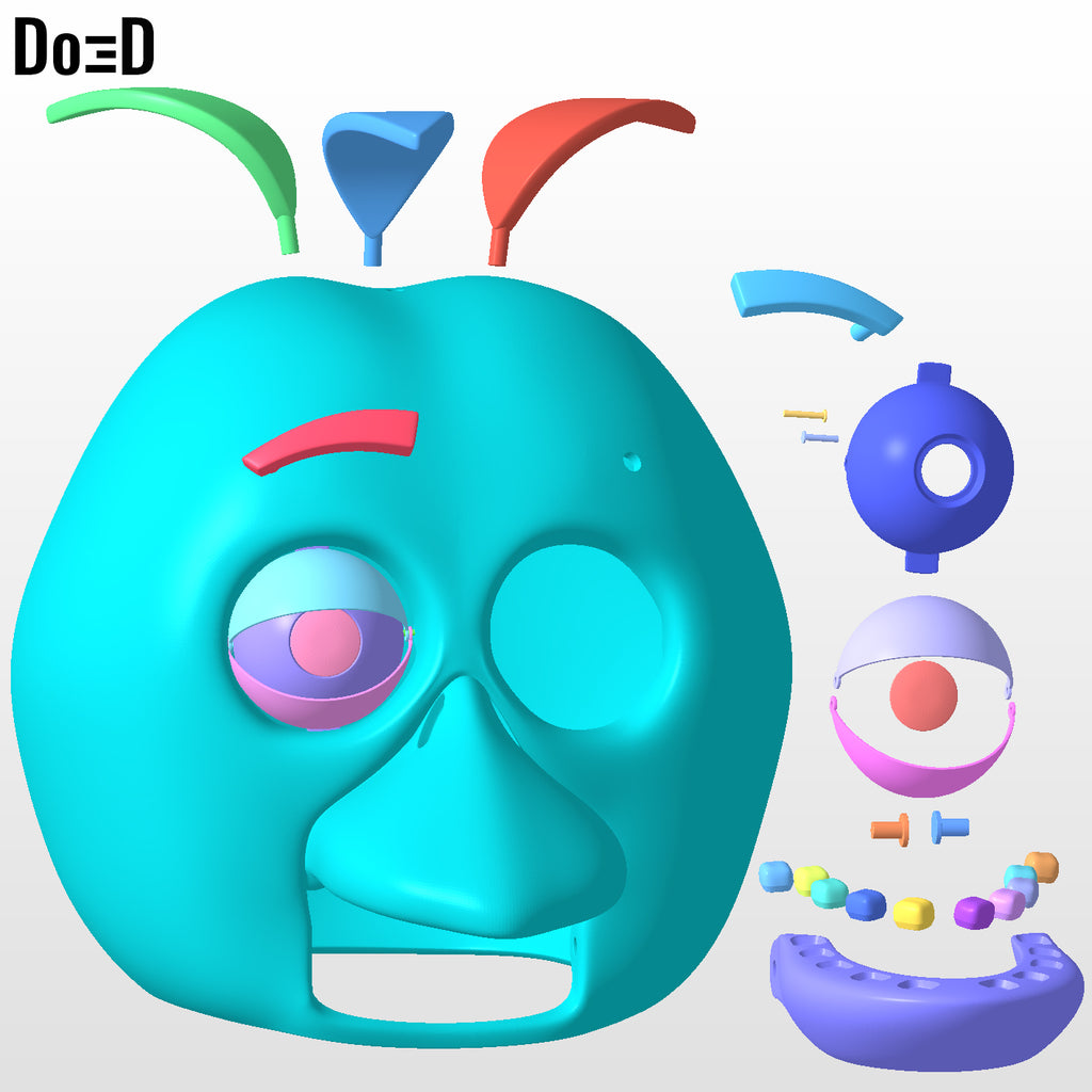 Chica Helmet Five Nights at Freddy's | 3D Printable Model Fil