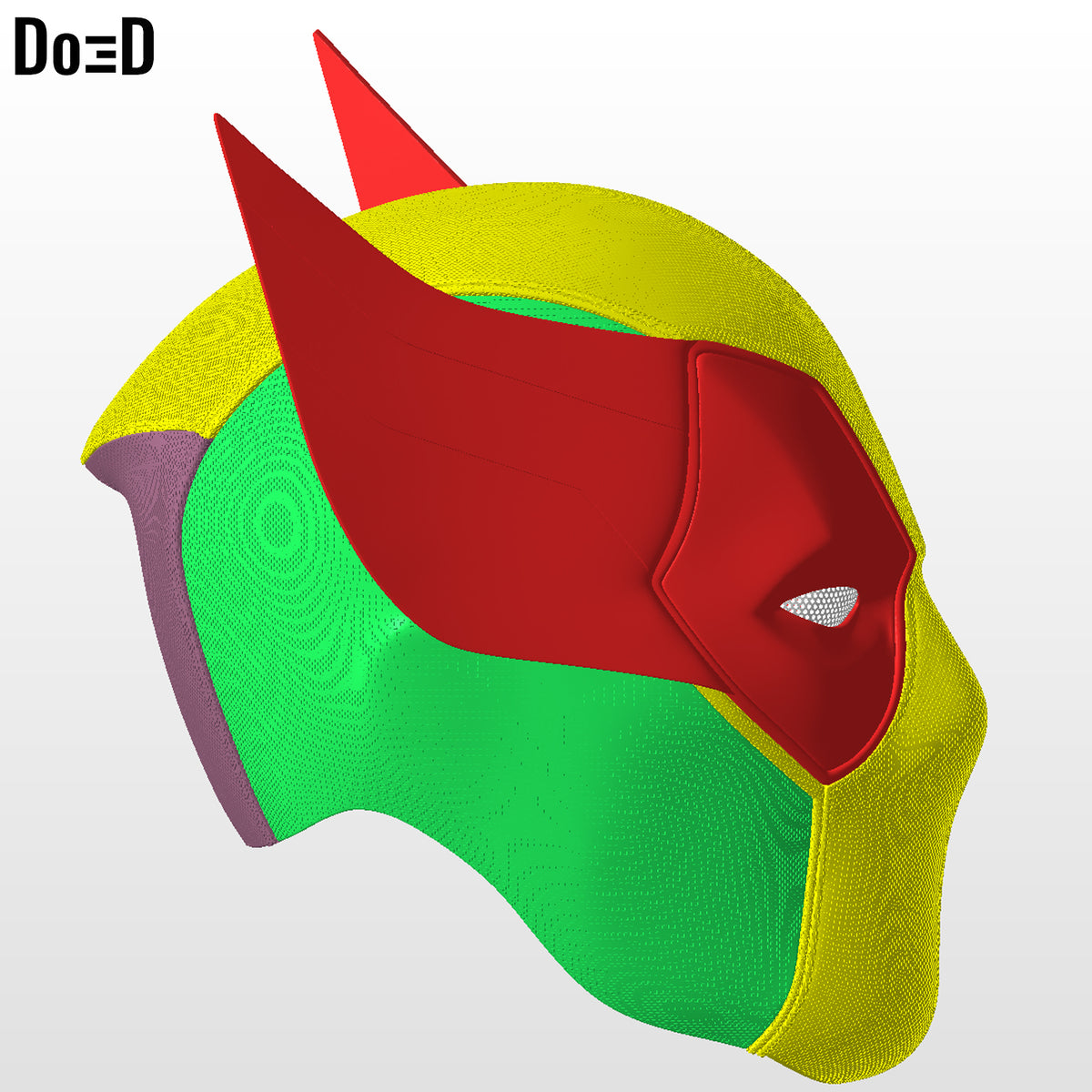 Classic Deadpool helmet | 3D printable model file STL #P805