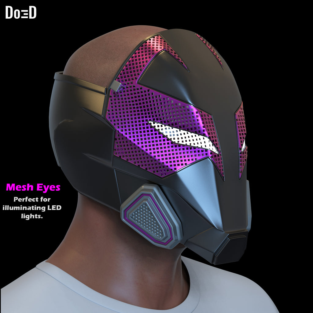 Prowler Shell Spider-Man Across the Spider-Verse Helmet 3D Printable STL File #2