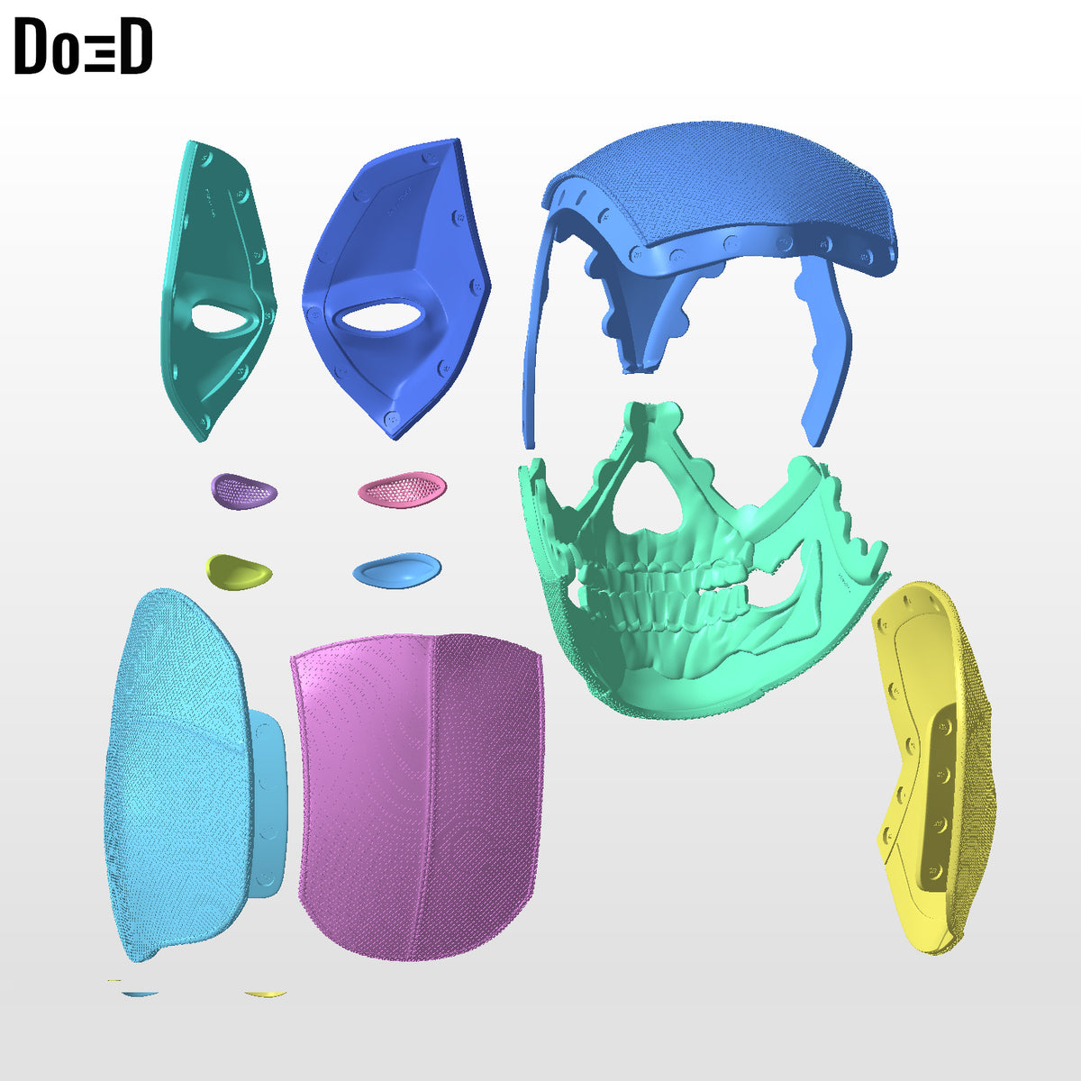Deadpool 3 Skull Variant Helmet Headpool Zombie 3D Printable Model STL #P811