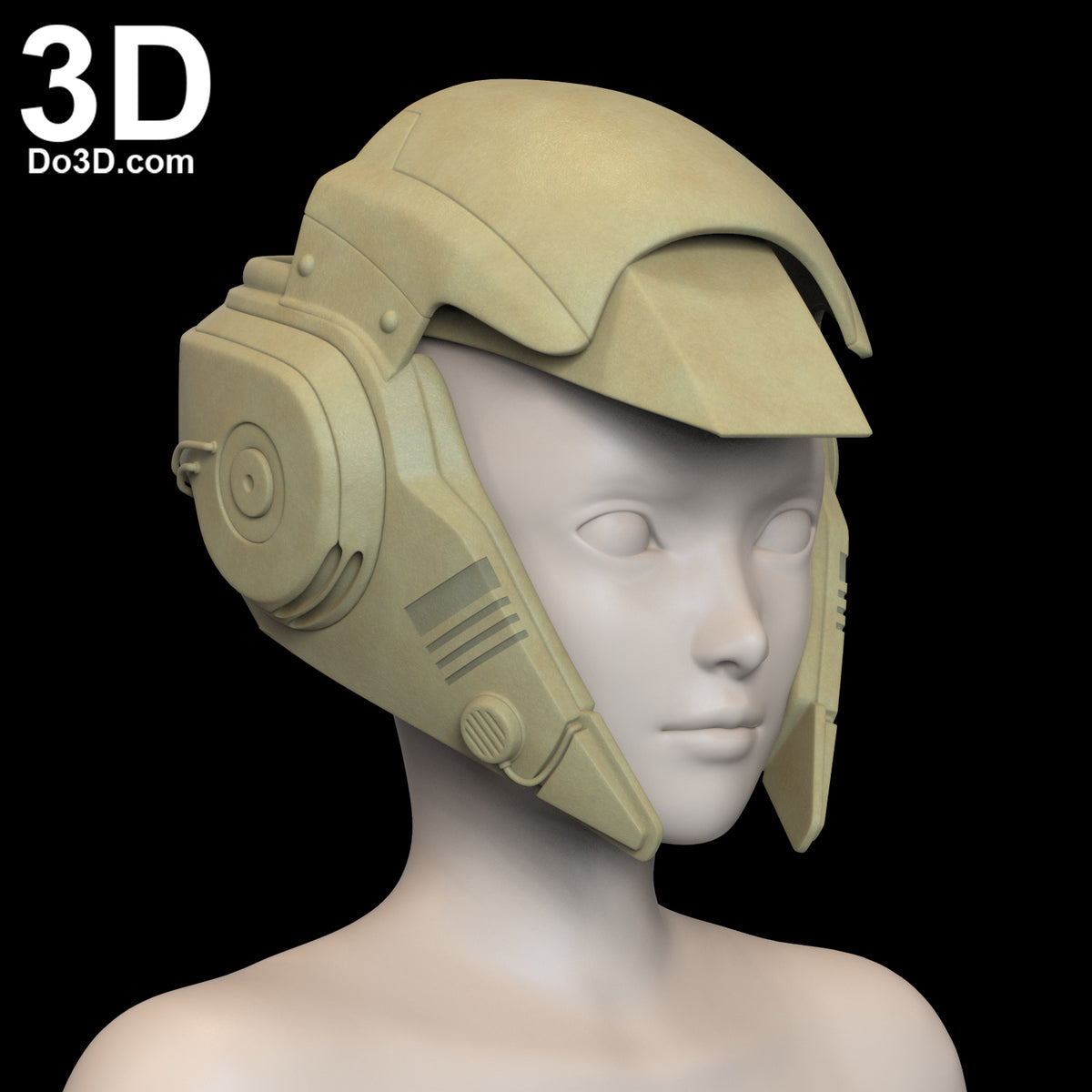 Rey's Training Helmet Star Wars Rey and D-O , 3D Printable Printable Model #6344