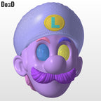 Bundle: Super Mario Movie Cosplay Luigi Mario Helmets Cap | 3D Print Model #MB78
