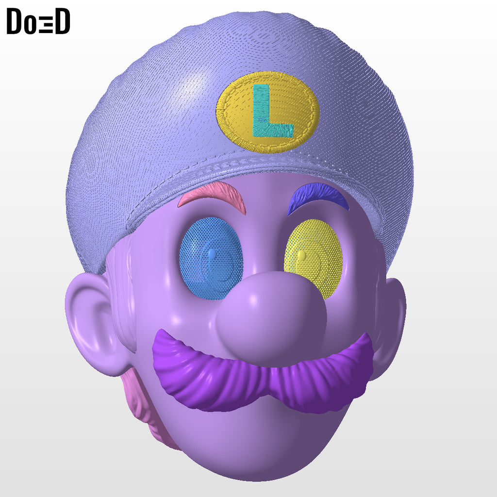 Bundle: Luigi Super Mario Helmet | 3D Printable Model #BSM89
