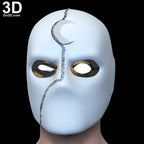 Mister Knight Variant Face Shell with Swappable Eyes 3D Printable Model #MS91