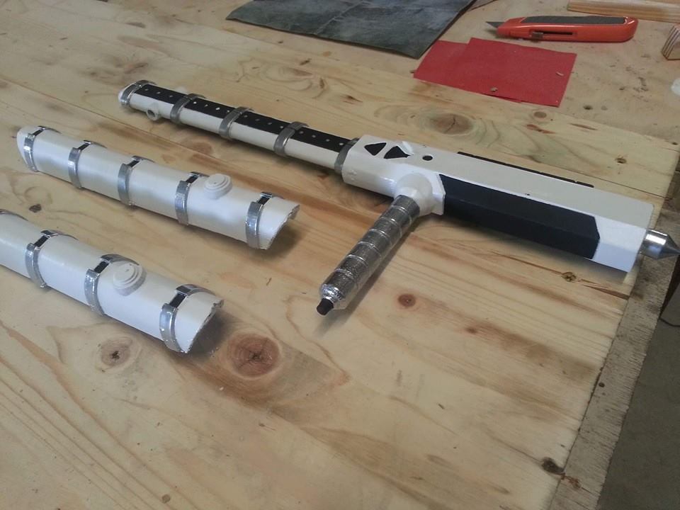 First Order Stormtrooper's Z6 Riot Control Baton | 3D Model Project #328