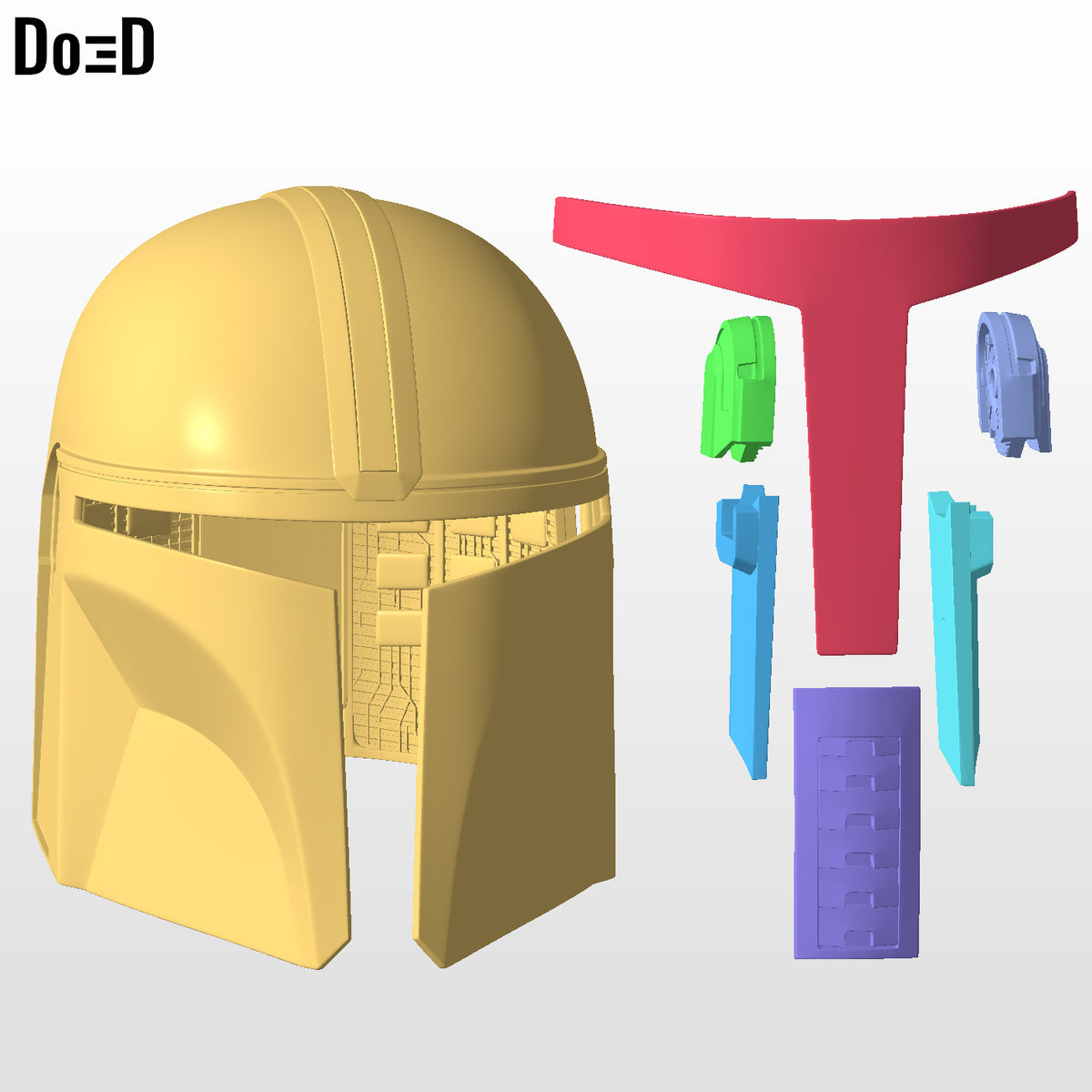 The Mandalorian & Grogu Full Body Armor Set | 3D Model Project #6270