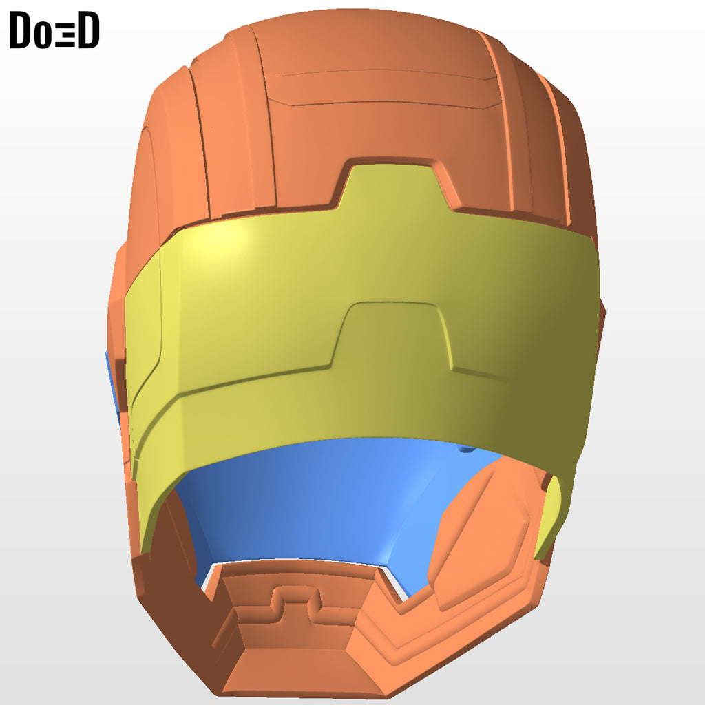 Iron Man Patriot Armor Suit Classic | 3D Printable Model Project #36