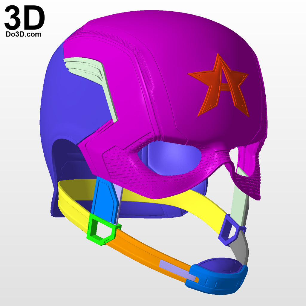 Captain America 2021 Helmet John Walker Version | 3D Printable Model #JC81
