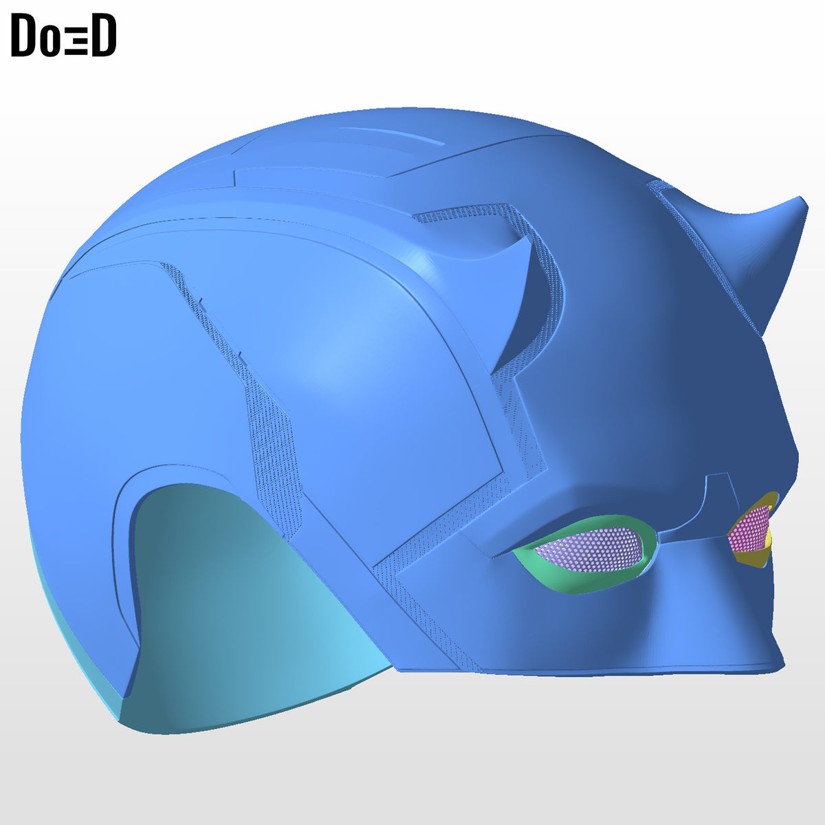 Daredevil She Hulk Helmet (She-hulk version) | 3D Printable Model STL File #SH38