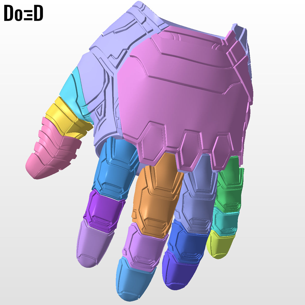 Glove Vibranium White Wolf Bucky Winter Soldier Hand 3D Printable Model STL #H4