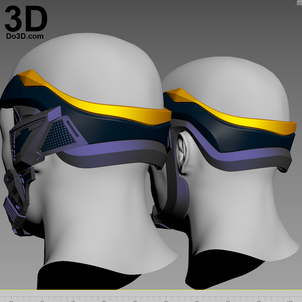 Superman Injustice 2 Helmet Crown Head Piece Set | 3D Model Project #2647