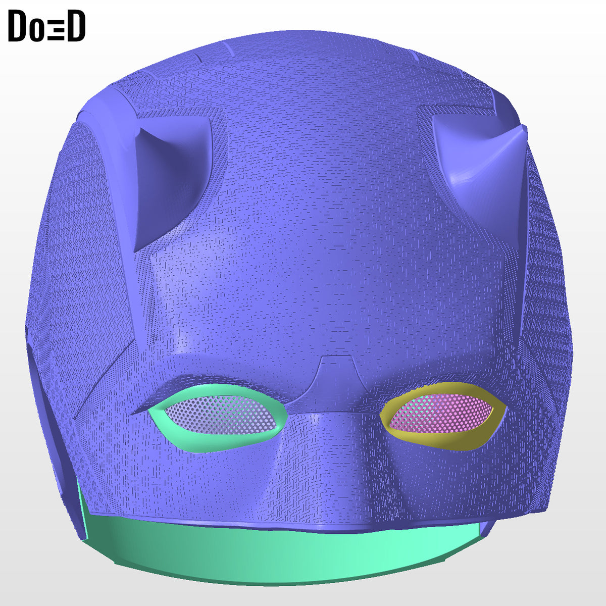 Daredevil Born Again Mask Helmet | 3D Printable Model Print File STL #DB25