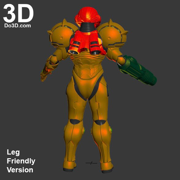 Samus Aran Full Body Armor + Helmet Metroid Varia Suit, 3D Printable Model #3081