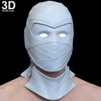 Moon Knight Helmet / Face Shell with Swappable Eyes | 3D Printable Model #M157
