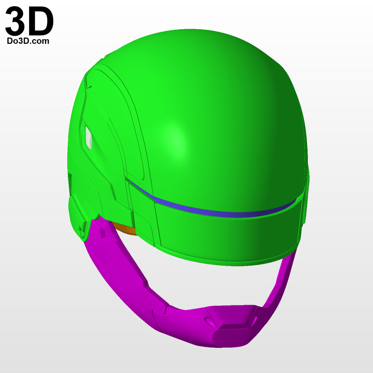 Robocop 2014 Silver Helmet | 3D Printable Model Print File STL #R14