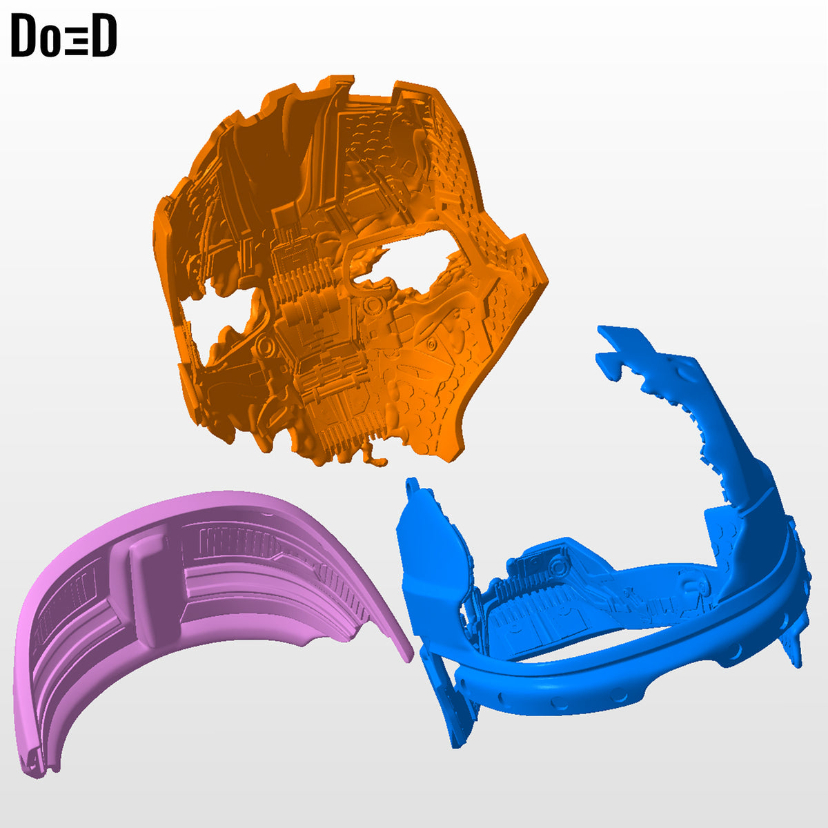 She-hulk Helmet Iron Legion Variant She Hulk 3D Printable Model STL #25F1