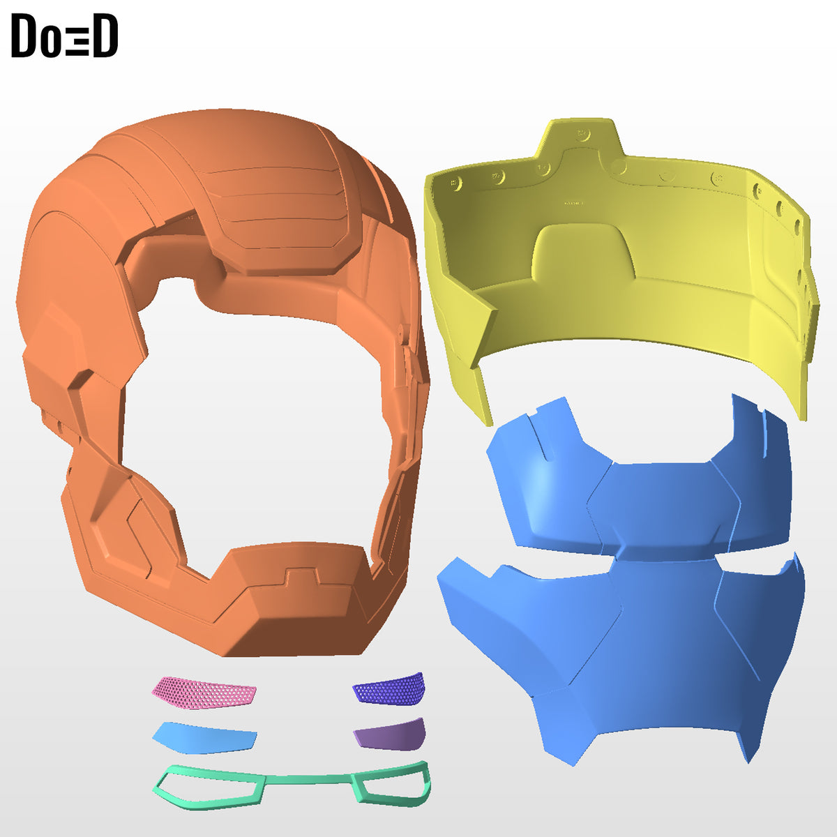 Iron Man Patriot Helmet | 3D Printable Model #IMC2