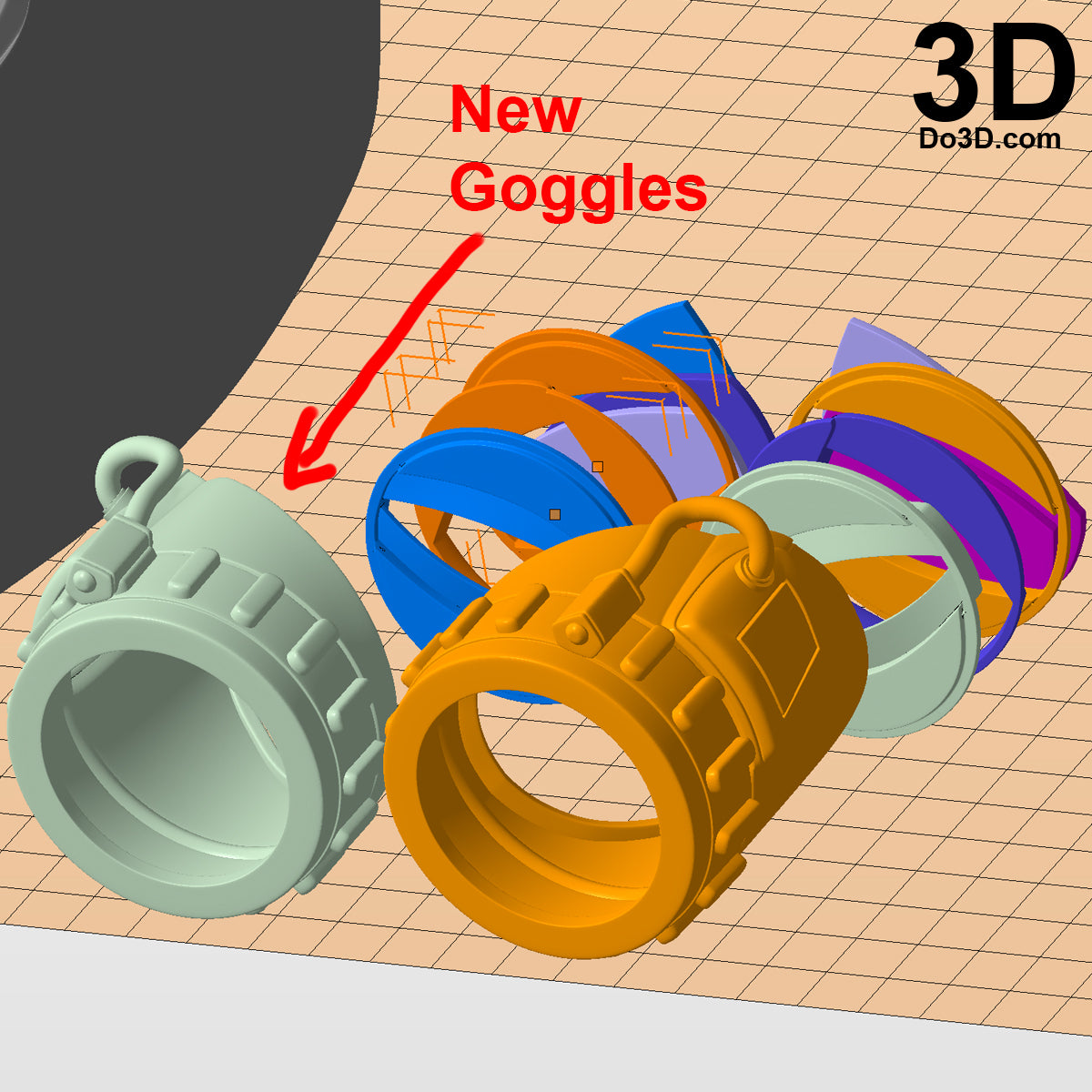 Spider-Man Homecoming Homemade Goggle + Face Shell | 3D Model Project #2231