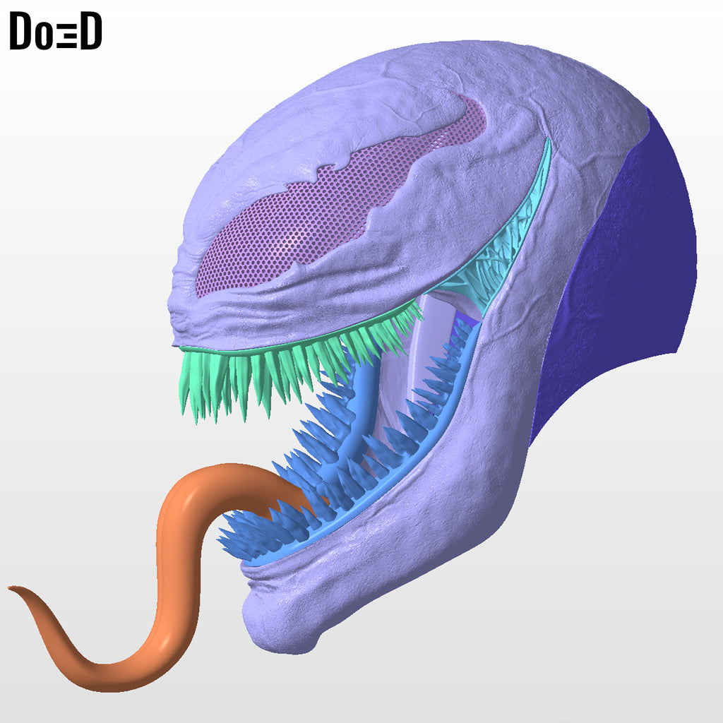 Venom Mouth Open / Tongue Out version | 3D Printable Model #V999