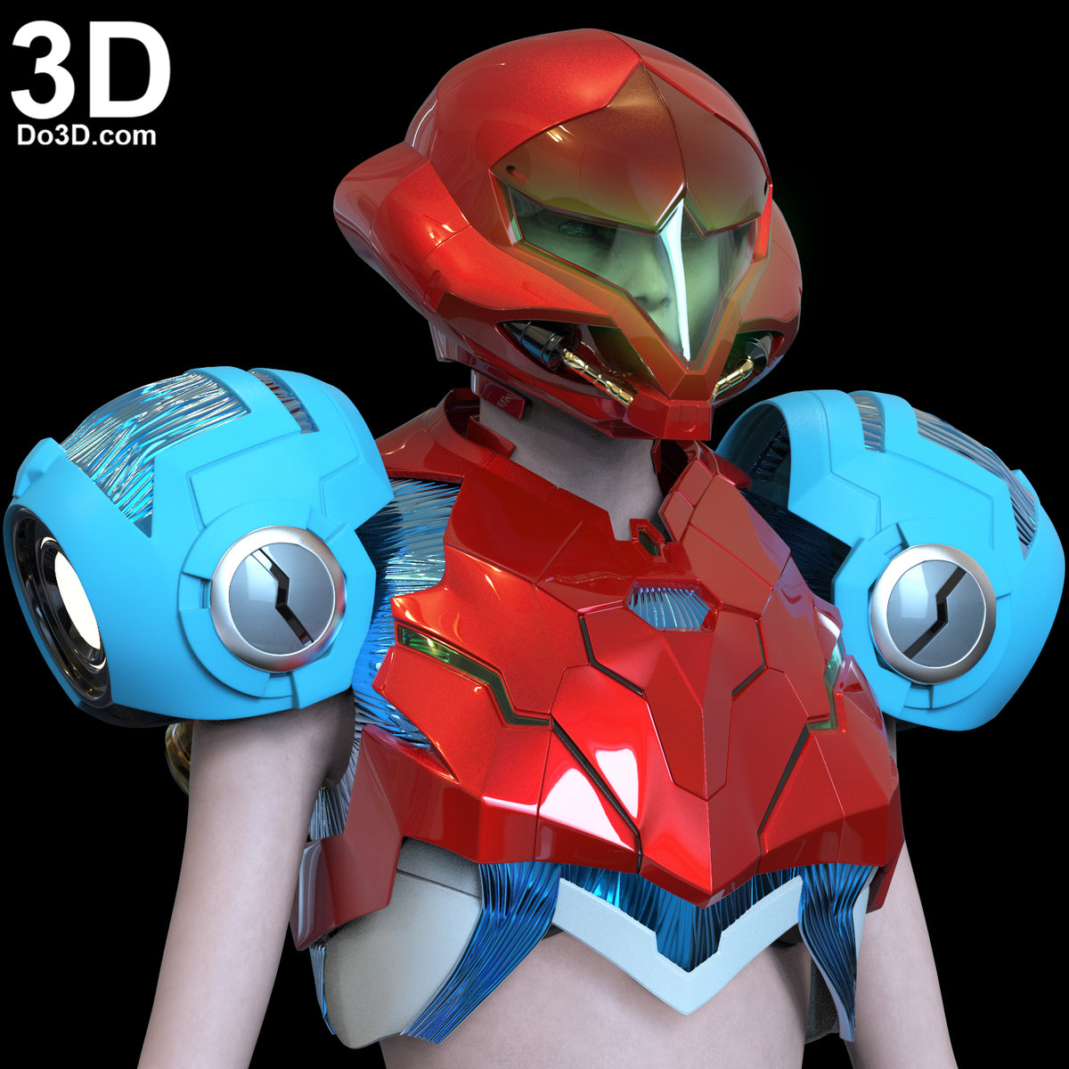 Metroid Dread Samus Aran Full Body Armor 3D Printable Model Print File STL MS904