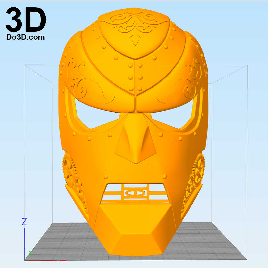 Doctor Doom Ornamental Concept Dr. Doom Mask | 3D Printable Model STL File #971