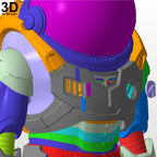Buzz Lightyear Armor Movie Version | 3D Printable Model #BZ512