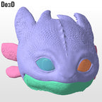 Toothless Helmet 2025 How to Train Your Dragon 3D Printable Model STL File #T381