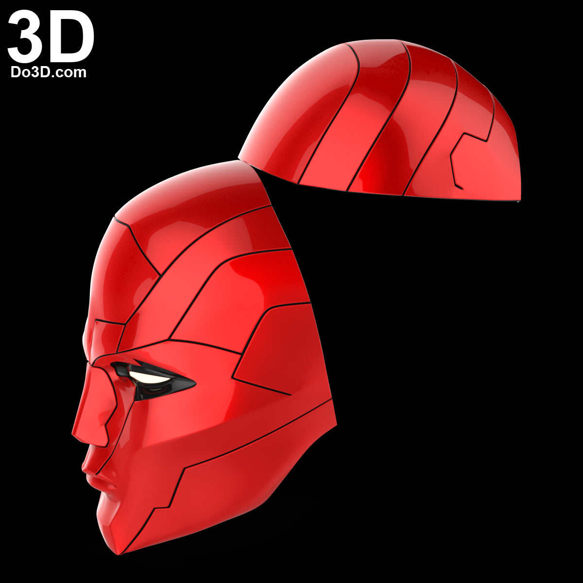 Red Hood Adult Size Helmet Toy Version | 3D Model Project #2681