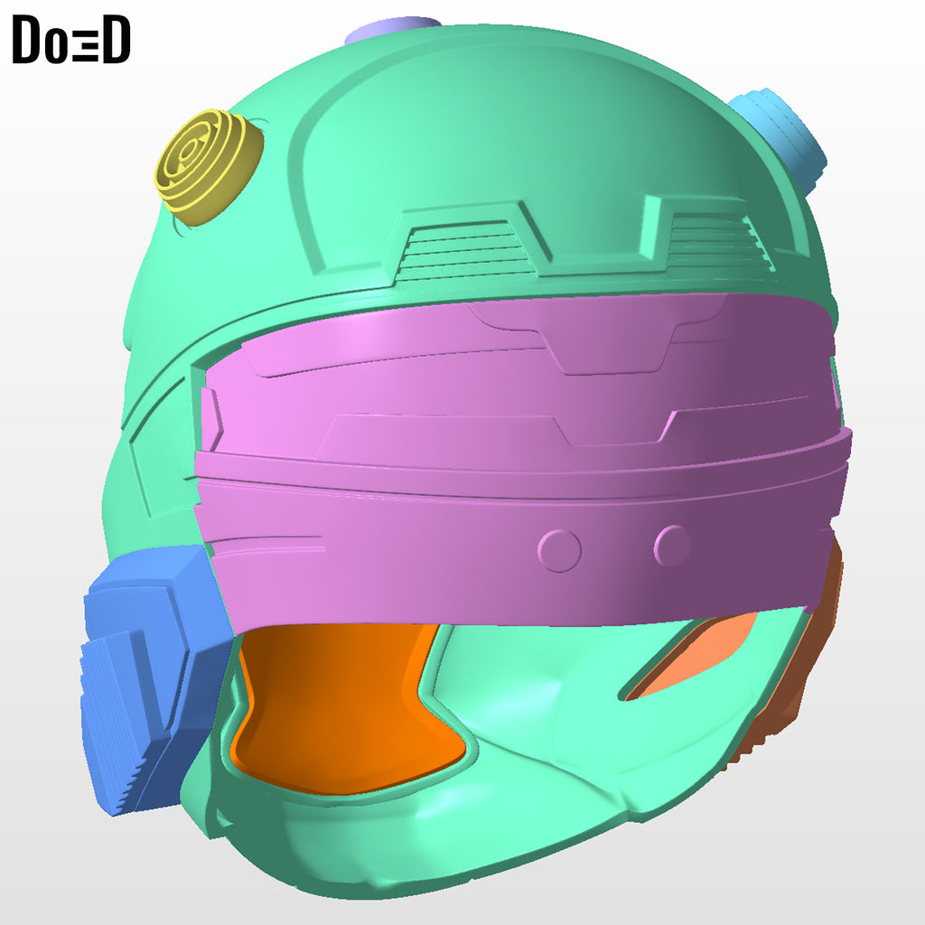 Halo CQB Variant Helmet 3D Printable Model STL File #711