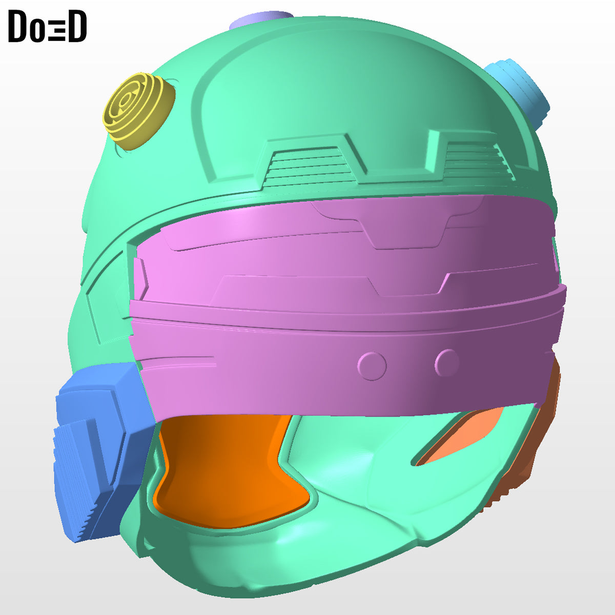 Halo CQB Variant Helmet 3D Printable Model STL File #711