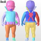 BabyPool Deadpool Figure Version 1:1 Statue 3DPrintable Model Print File #BP24