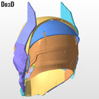 Arkham Knight Red Helmet | 3D Printable Model STL File #AKR4